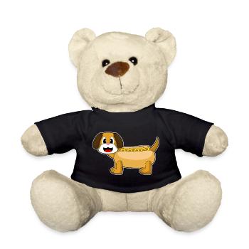 Hot-dog de chien - Nounours - noir - Devant