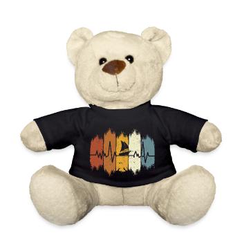 Retro Motorboot Heartbeat Motorboot - Teddy - Schwarz - Vorne