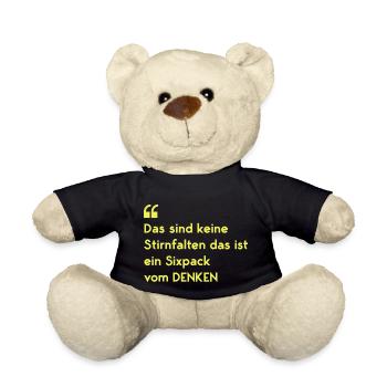 Drôles de dictons drôles sicpack pli - Nounours - noir - Devant