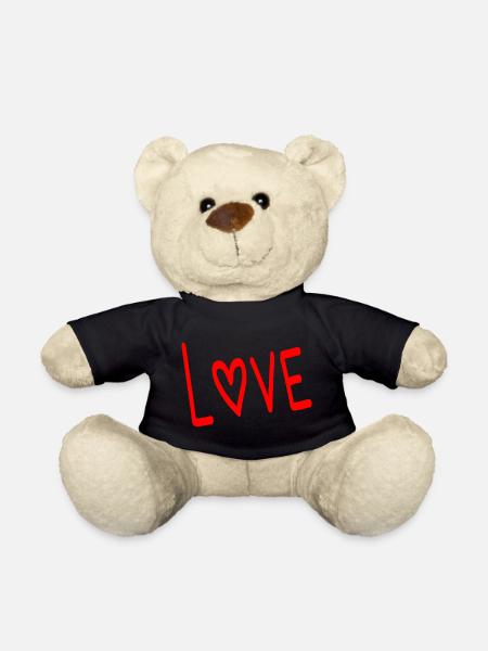 LIEBE. PAAR. ICH HABE GERADE GEHEIRATET. Junggesellinnenabschied. VALENTINSTAG. - Teddy - Schwarz