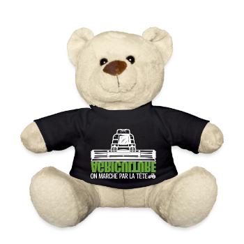 French farmers, farmer, agriculture. - Teddy Bear - black - Front
