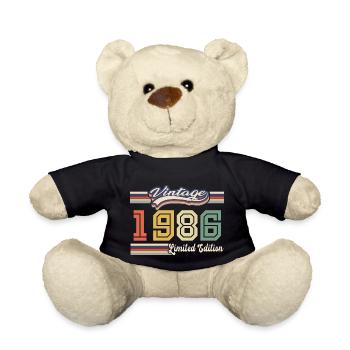 Cadeau D'anniversaire 1986 Génial Depuis 1986 vint - Nounours - noir - Devant