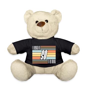 Je l’ai léché pour que ce soit le mien drôle de dire effronté - Nounours - noir - Devant
