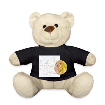 Crypto Brain 2 Bitcoin BTC ETH - Nounours - noir - Devant