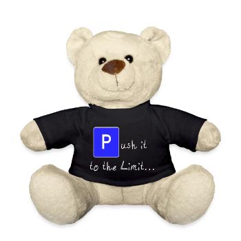 Push it to the Limit an die Grenzen gehen - Teddy - Schwarz - Vorne
