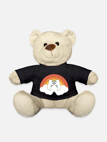 Zwei Eisbären - Teddy - Schwarz