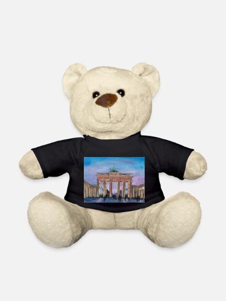 Brandenburg Gate - Teddy Bear - black