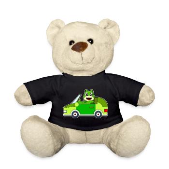 Frog Car - Teddy Bear - black - Front