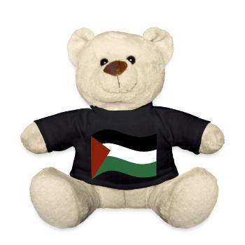 Palästina Flagge - Teddy - Schwarz - Vorne