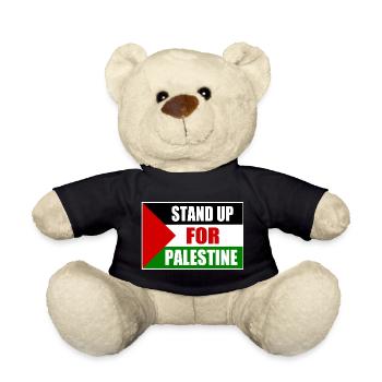 stand up for palestine - Teddy - Schwarz - Vorne