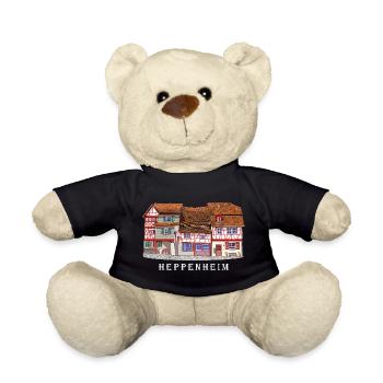 Heppenheim Altstadt., Amtsgasse Fachwerk, Odenwald - Teddy - Schwarz - Vorne