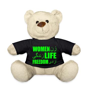 Women life freedom - Nounours - noir - Devant
