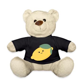 Süße Zitrone Kawaii - Teddy - Schwarz - Vorne