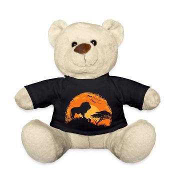 Lion Wildcat - Teddy Bear - black - Front