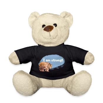 Bear Affirmation pour les enfants et les amoureux des animaux - Nounours - noir - Devant