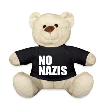 Pas de nazis - Nounours - noir - Devant