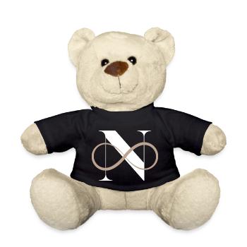 Unendlicher Buchstabe n - Teddy - Schwarz - Vorne