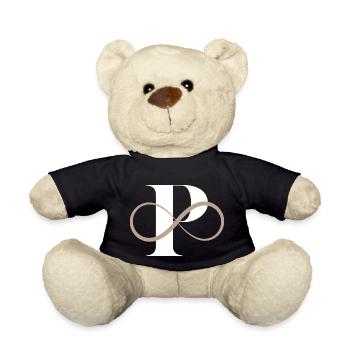 Unendlicher Buchstabe P - Teddy - Schwarz - Vorne