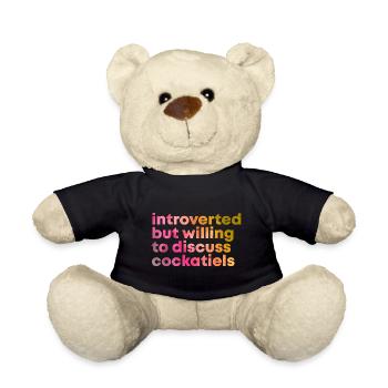 calopsitte - Nounours - noir - Devant