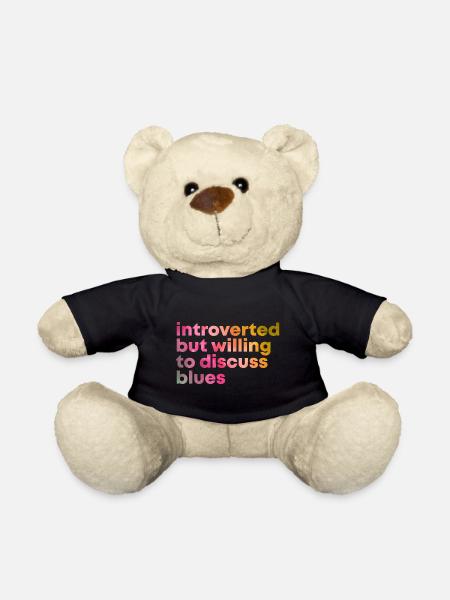 Blues Blues Blues - Teddy Bear - black