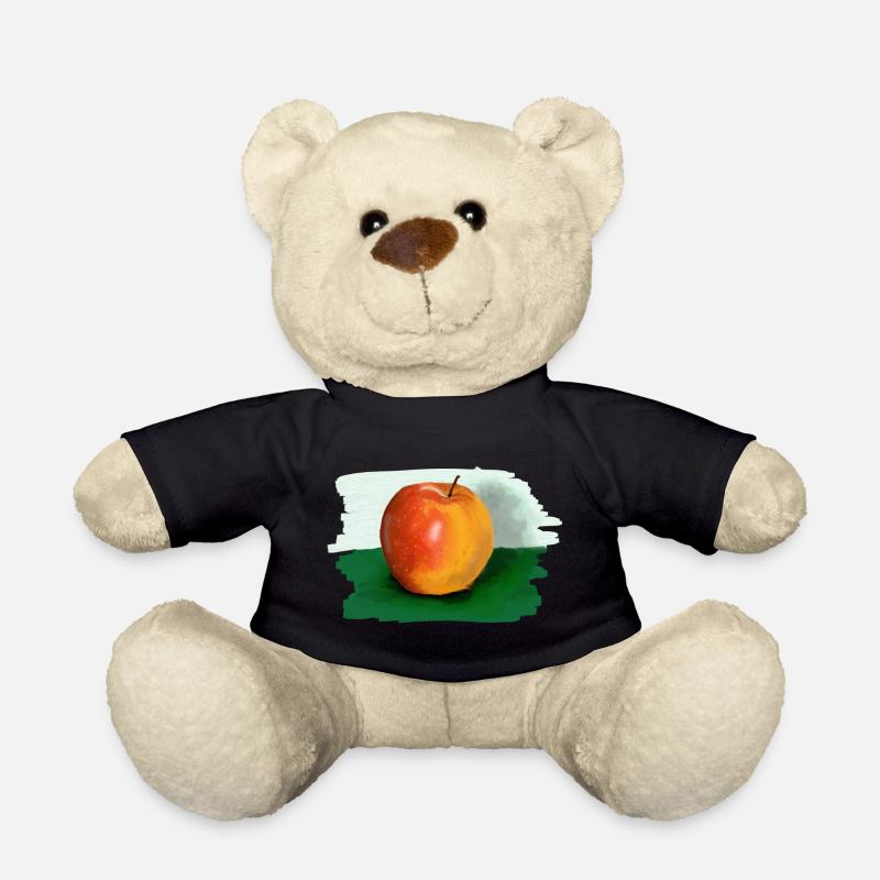 Apfel - Teddy - Schwarz