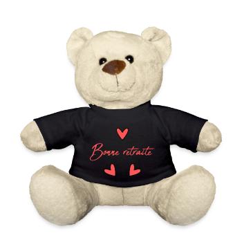 RETIREMENT. RETIREMENT. RETIRED. HAPPY RETIREMENT - Teddy Bear - black - Front