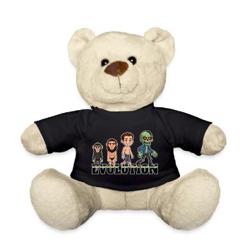 Evolution Zombie - Teddy Bear - black - Front