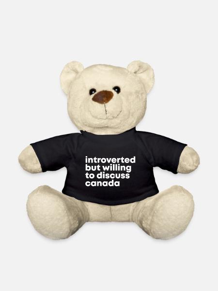 Canada Canada Canada - Teddy Bear - black