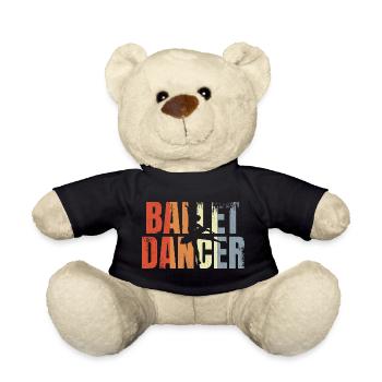 Danseuse de ballet vintage - Nounours - noir - Devant