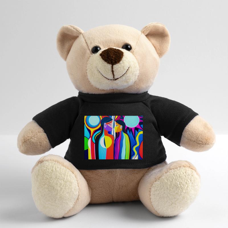 Cultural diversity abstract Teddy Bear