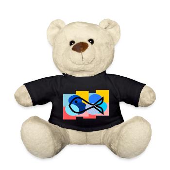 FISH. SARDINE. APRIL FOOL. SEA. OCEAN - Teddy Bear - black - Front