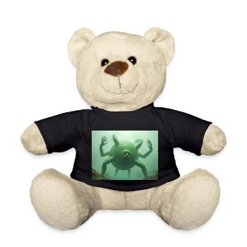 Hundun, formless chaos god of Chinese mythology - Teddy Bear - black - Front