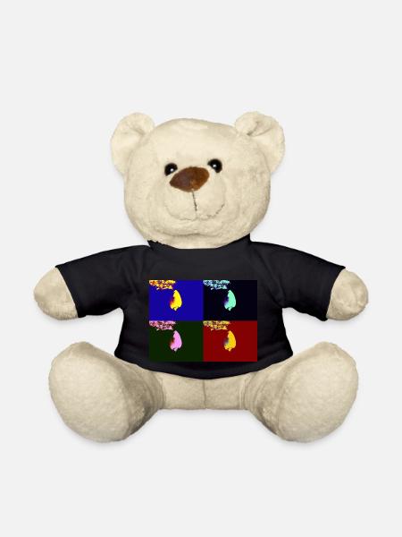 Fallende Schale - Teddy - Schwarz