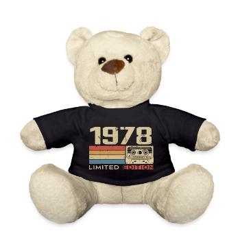 Légendes 1978 Millésime 1978 Jubilé 1978 vintage  - Nounours - noir - Devant
