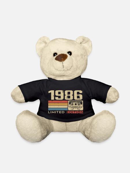 Legenden 1986 Jahrgang 1986 Jubiläum Jahrgang 1986 - Teddy - Schwarz