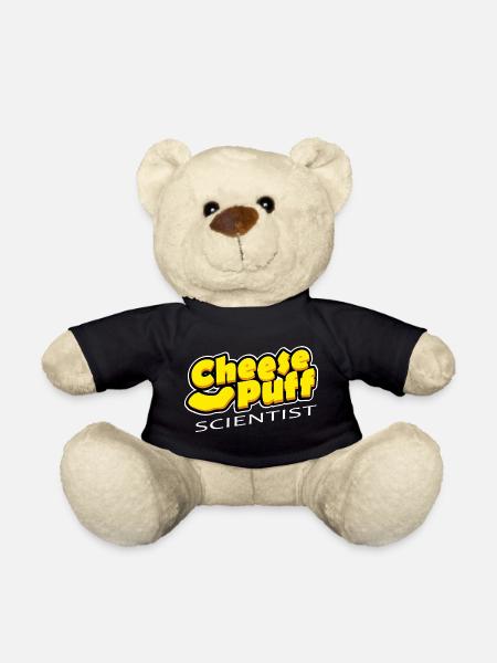 Käse-Puff-Wissenschaftler - Teddy - Schwarz