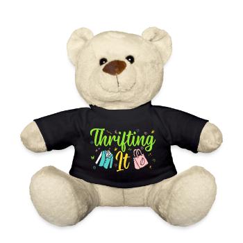 Thrift Shopper Thrifting It Thrift Store - Teddy - Schwarz - Vorne
