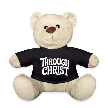 Trough Christ Jesus Christen Glaube - Teddy - Schwarz - Vorne