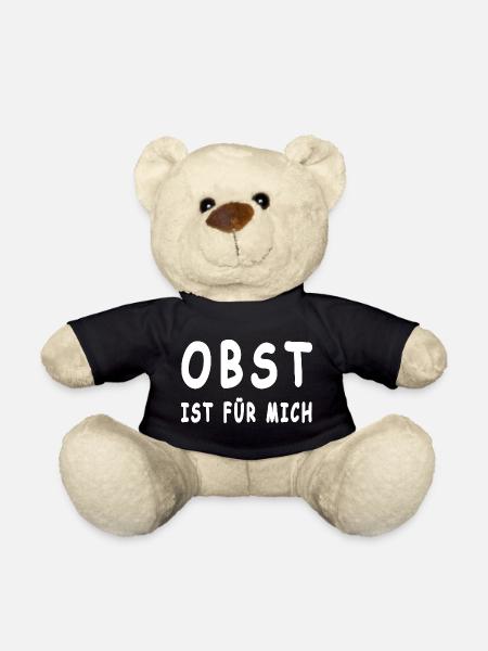 Obst - Teddy - Schwarz