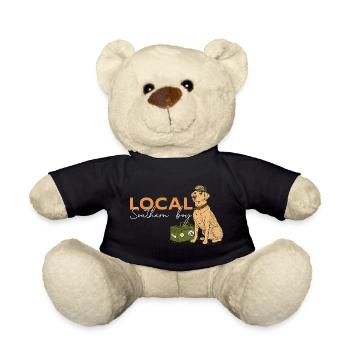 Local Southern Boy Waterfowl Hunting Life - Teddy Bear - black - Front