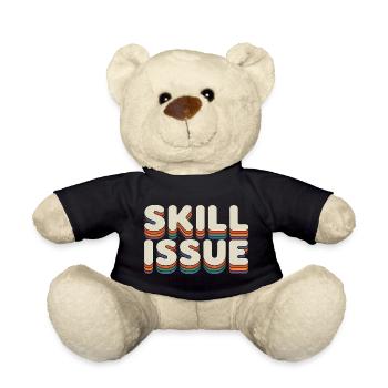 Skill-Problem - Lustige Gen Alpha Memes - Teddy - Schwarz - Vorne