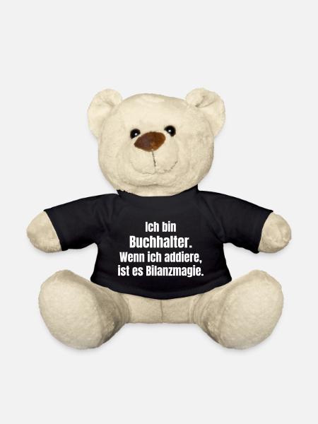 Bilanzmagie Buchhalter Spruch - Teddy - Schwarz