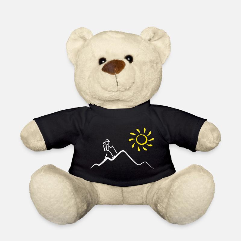 Bergwanderer in der Sonne - Teddy - Schwarz