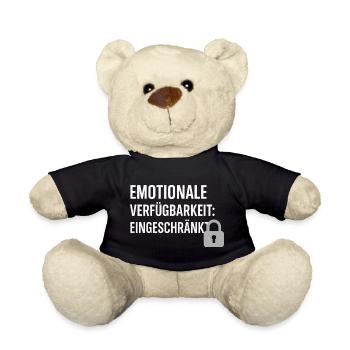 Disponibilité émotionnelle limitée - Nounours - noir - Devant