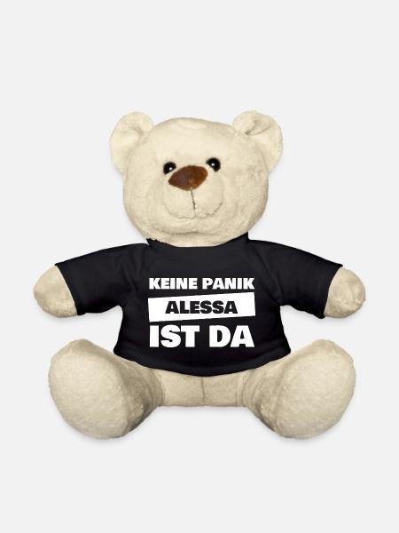 Vorname Alessa - Teddy - Schwarz