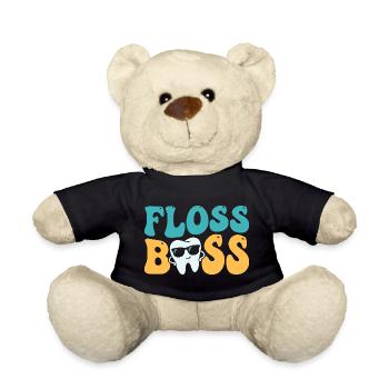 Floss Dental Assistant Dentist - Teddy Bear - black - Front