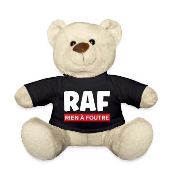 rien à foutre - Nounours - noir - Devant