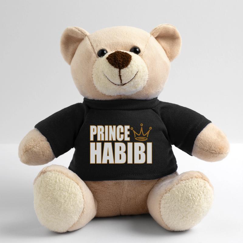 Prince Habibi – Royal Arabic Love Statement Design Teddy Bear