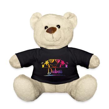 Dubai Palmen Sommer Sonnenbrille Design - Teddy - Schwarz - Vorne