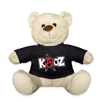 Kool KAOZ Anarchie Graffiti - Teddy - Schwarz - Vorne